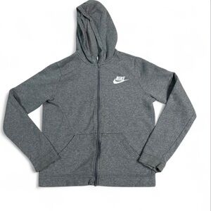 Nike grey zip up hoodie Size kids XL #athleisure